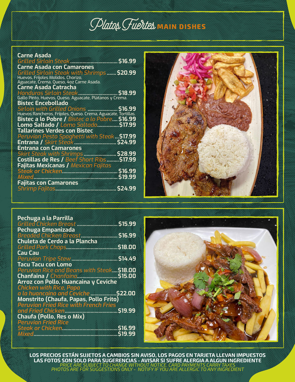 Our Foods